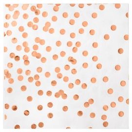 Rose Gold Confetti  - napkins